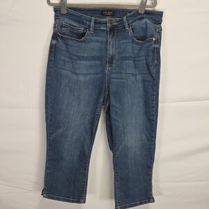 Judy Blue Women's Cropped Jeans Size 18W Stretchy Ankle Skinny Fit Capri JB82274